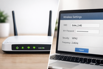 Modem arayüzünden Wi-Fi şifresi ve ağ adı değiştirme ekranı