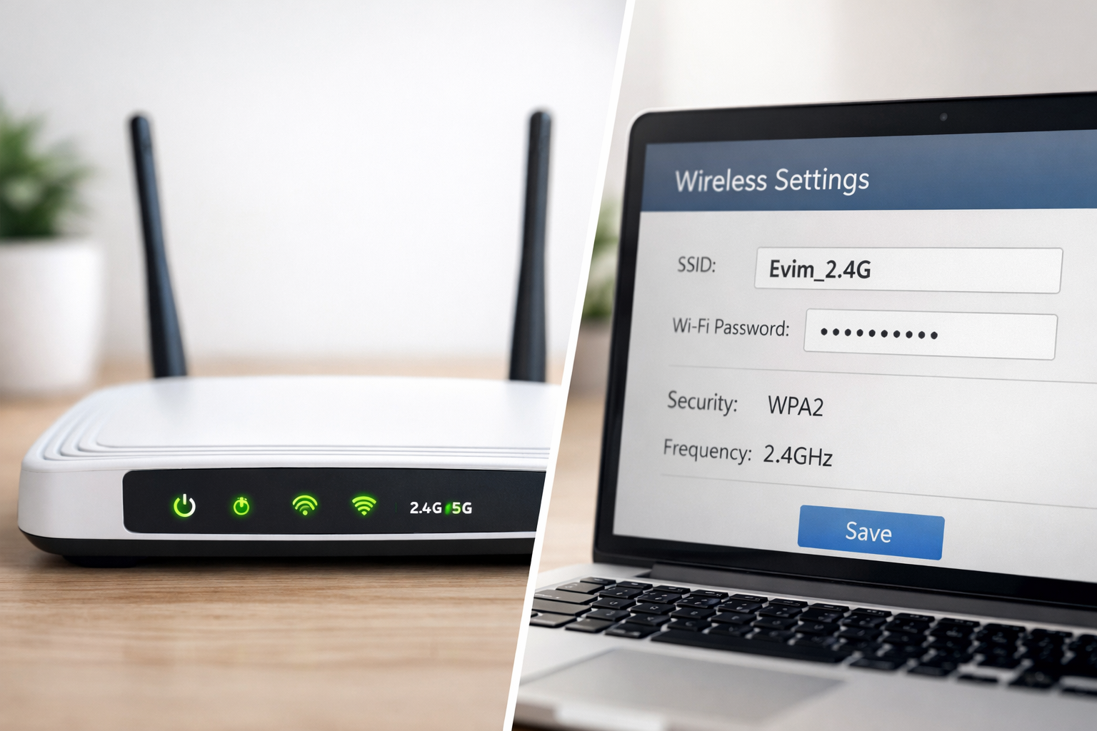 Modem arayüzünden Wi-Fi şifresi ve ağ adı değiştirme ekranı